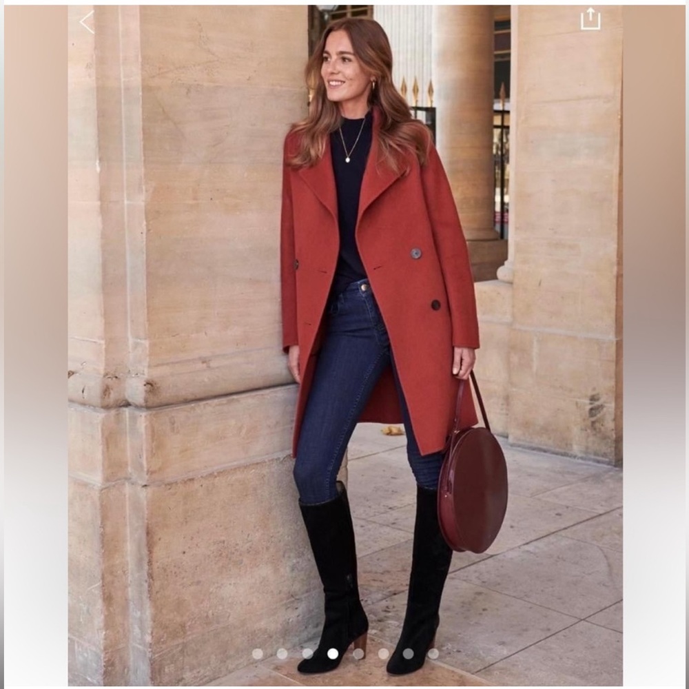 New SEZANE Taylor Coat I Tomette Color l Size 36/4